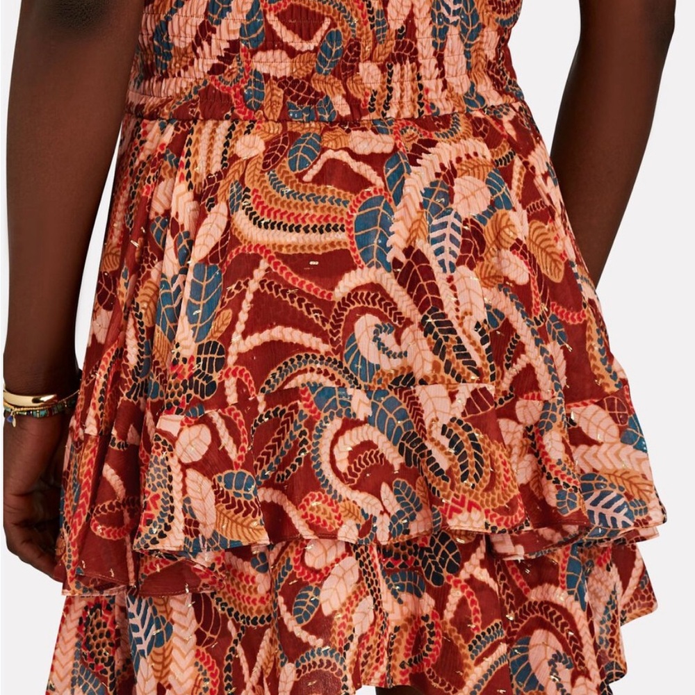 A.L.C. Vera Ruffled Silk Chiffon Mini Skirt - Picture 2 of 7